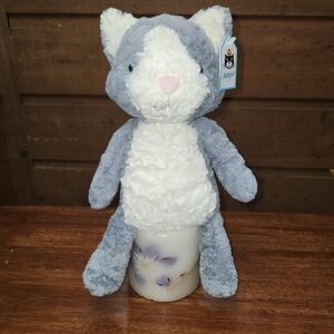 JellyCat London Tuffet Cat Retired Plush